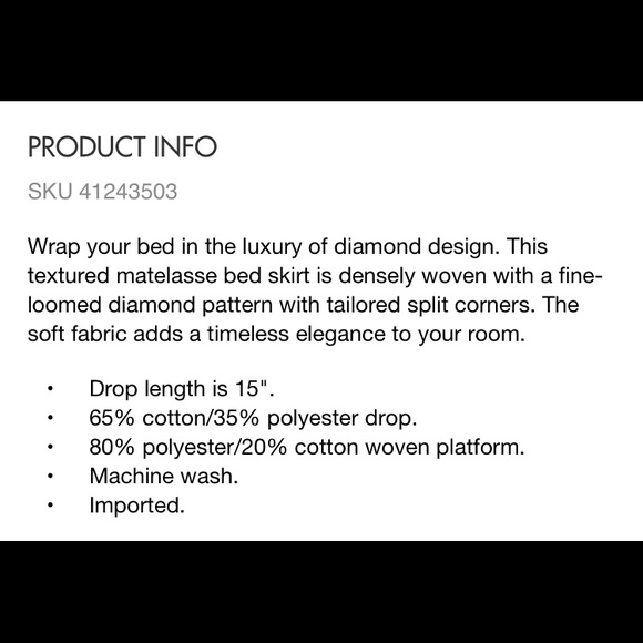 Taupe King Bed Skirt - Picture 4 of 4